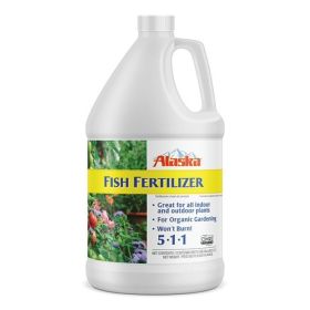 Alaska Fish Emulsion Plant Food, 5-1-1 Fertilizer, 1 gal