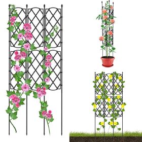 3-Pack Outdoor Plant Support Frame for Raised Garden Bed